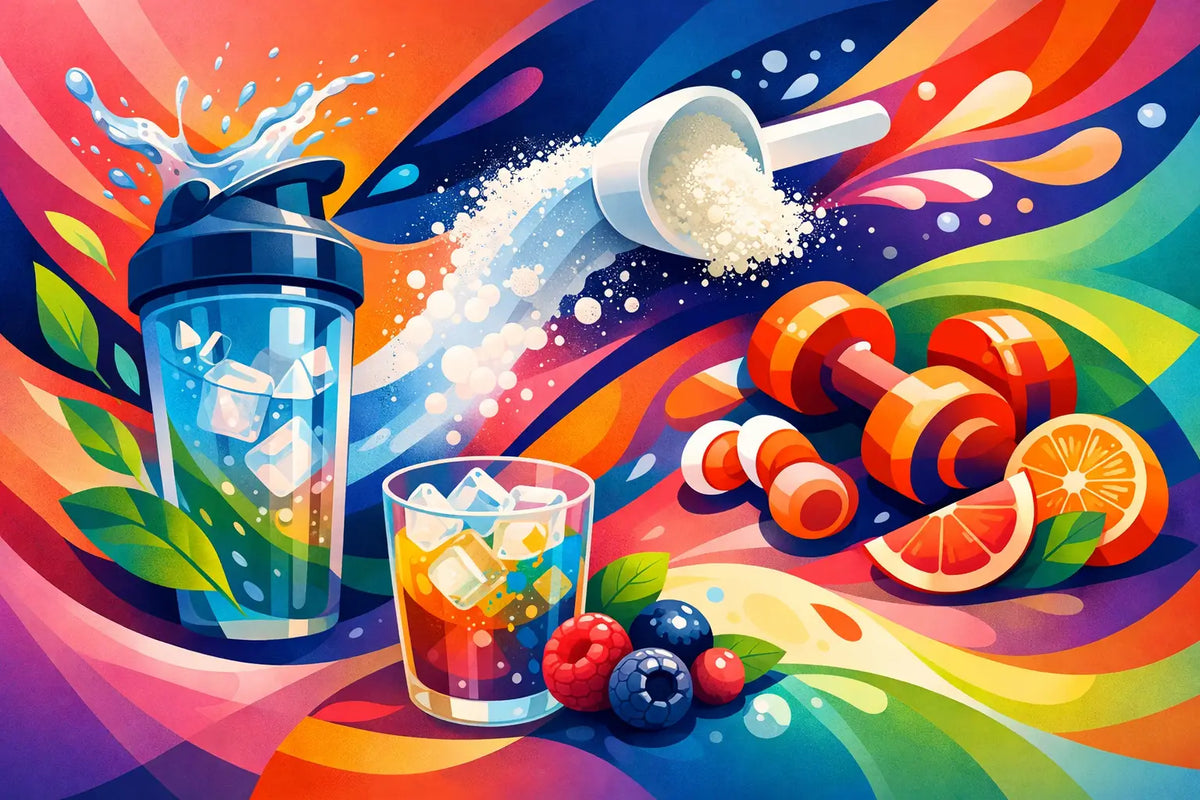 Sugar Free Workout Drink Mix, Minus the Shake
