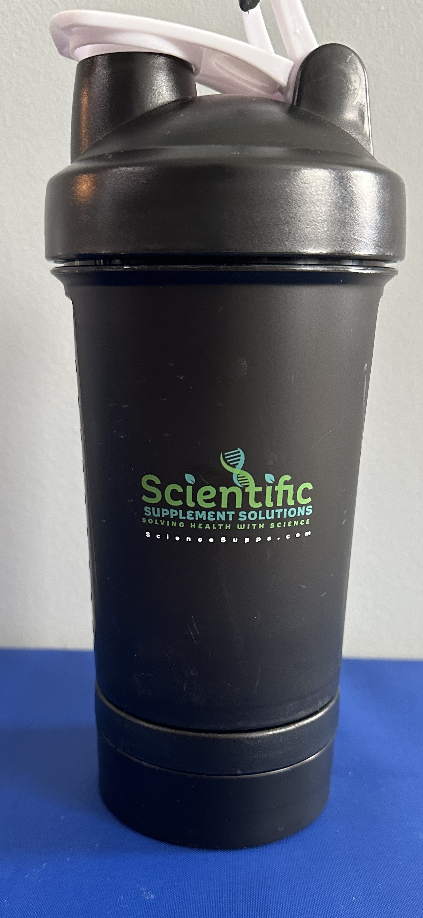 Shaker Bottle - Science Supps Logo