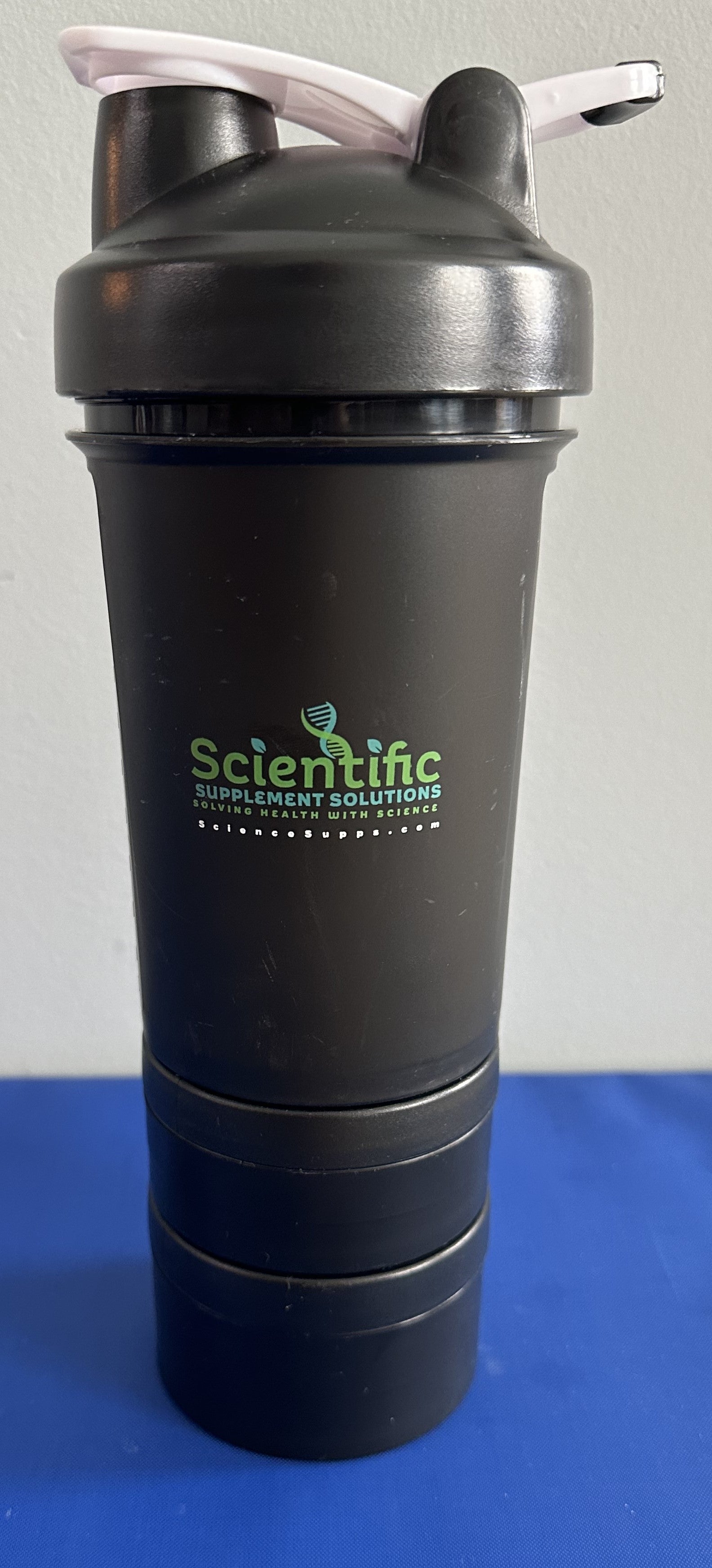 Shaker Bottle - Science Supps Logo