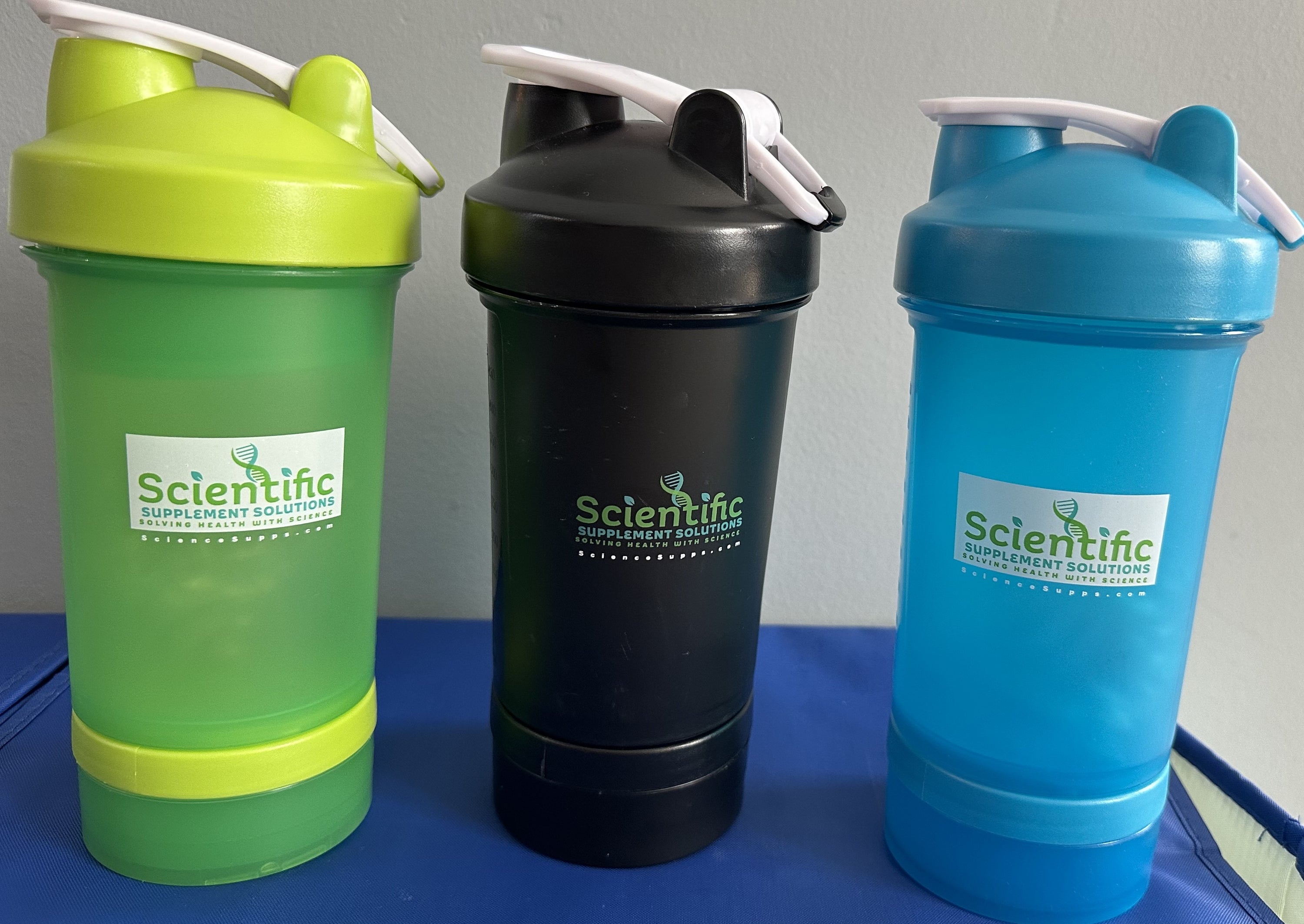 Shaker Bottle - Science Supps Logo