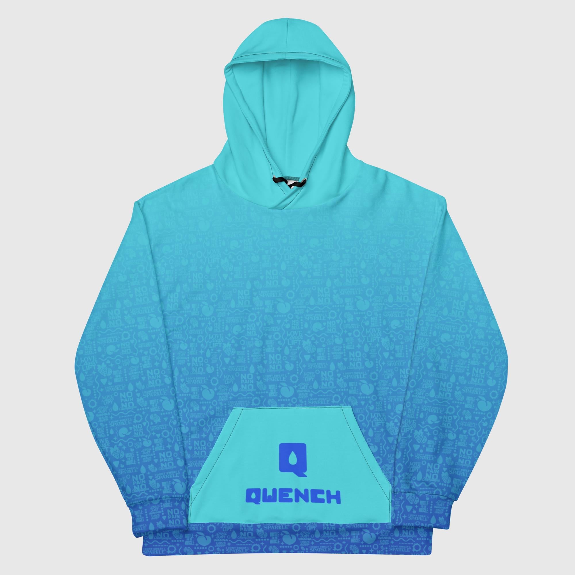 Women's Athletic Hoodie - Blue Razzy