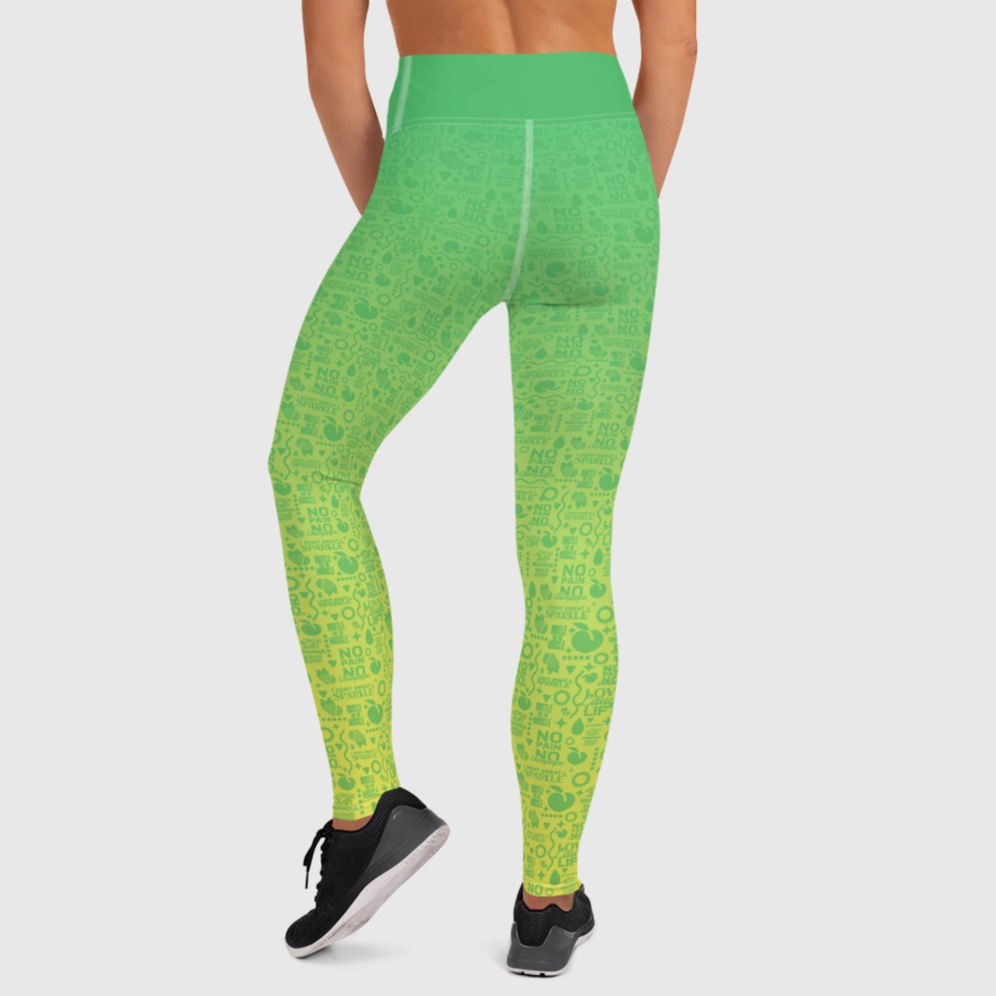 Premium Women's Yoga Leggings - Pina Colada