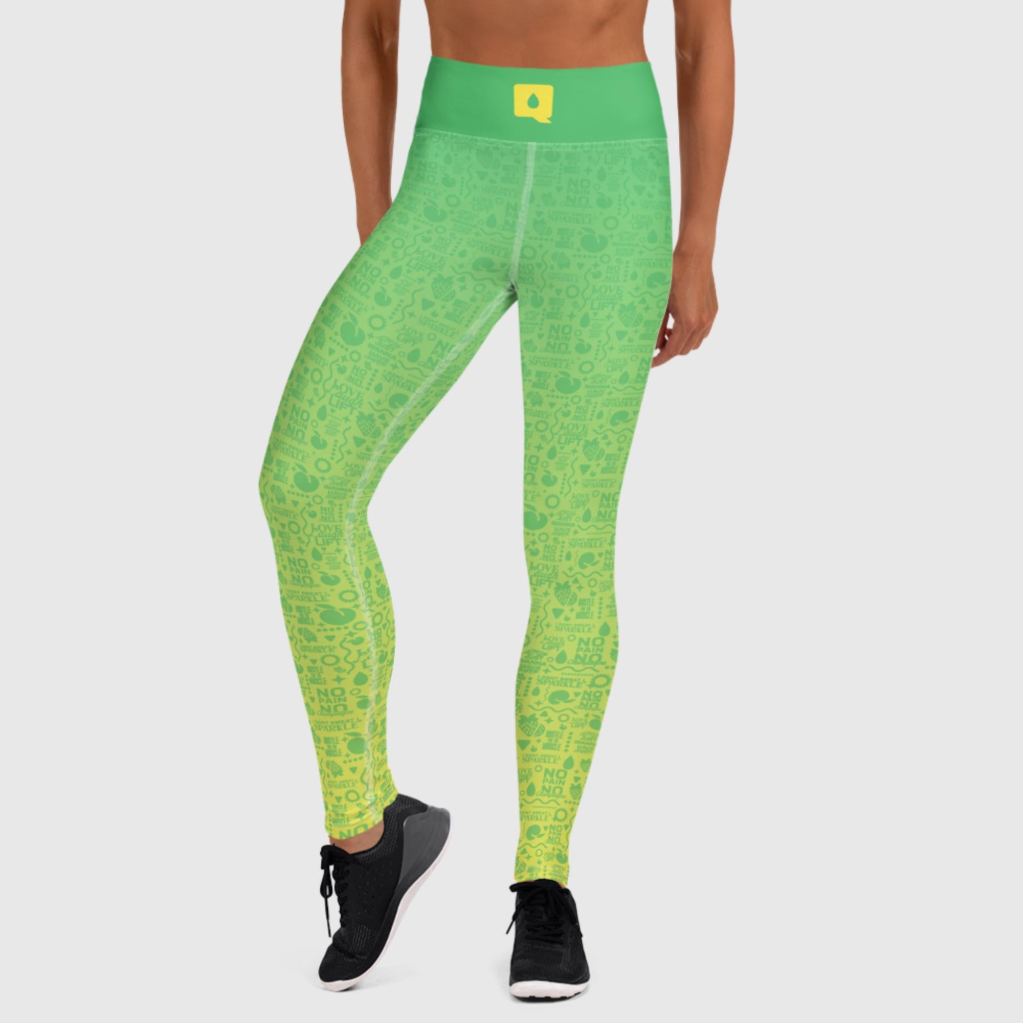 Premium Women's Yoga Leggings - Pina Colada