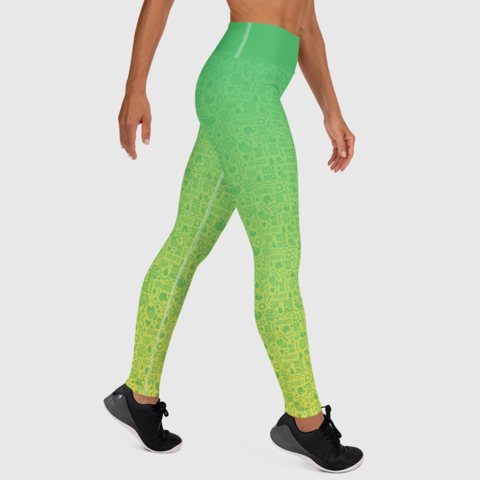 Premium Women's Yoga Leggings - Pina Colada