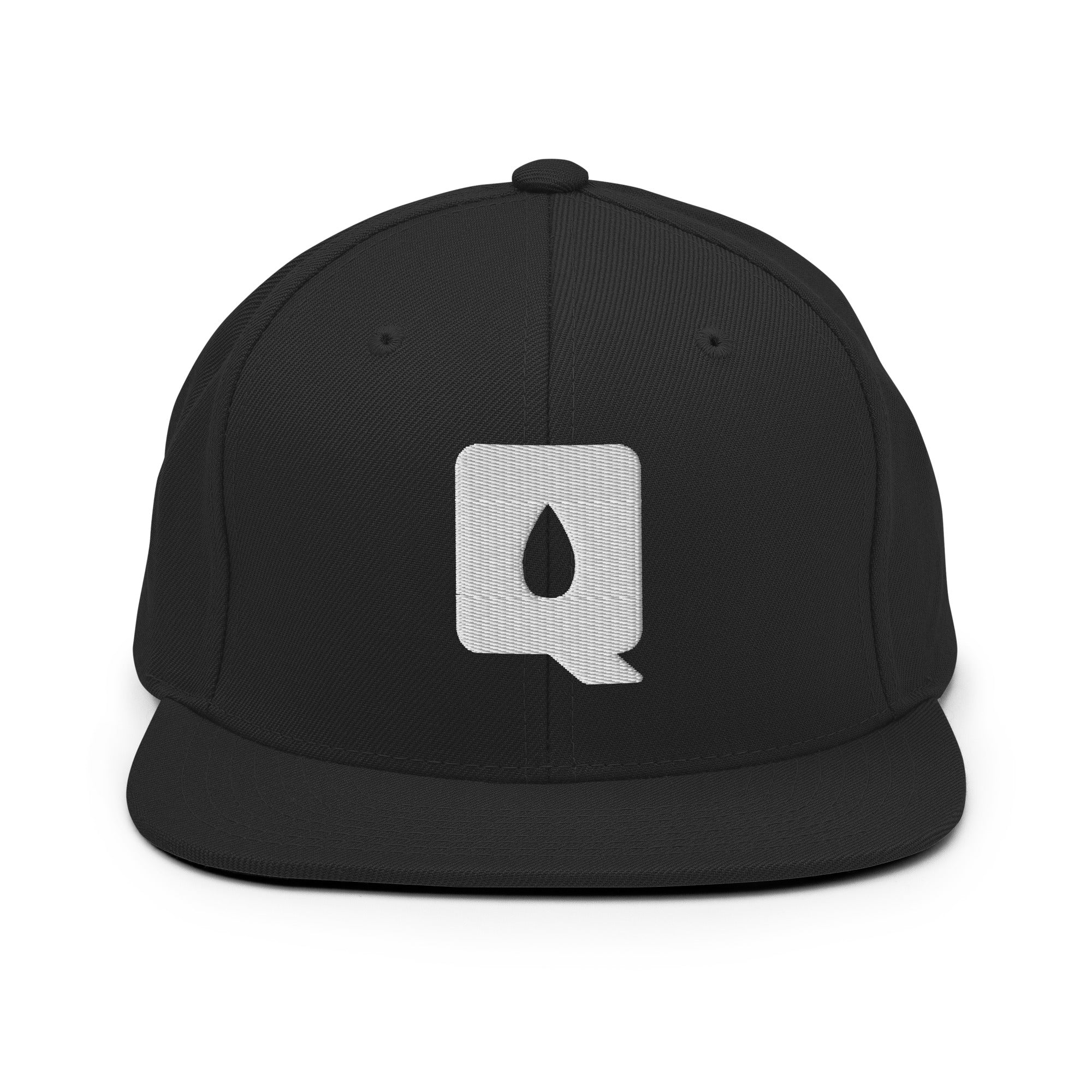 Premium Snapback Cap - "Q" (White Logo)