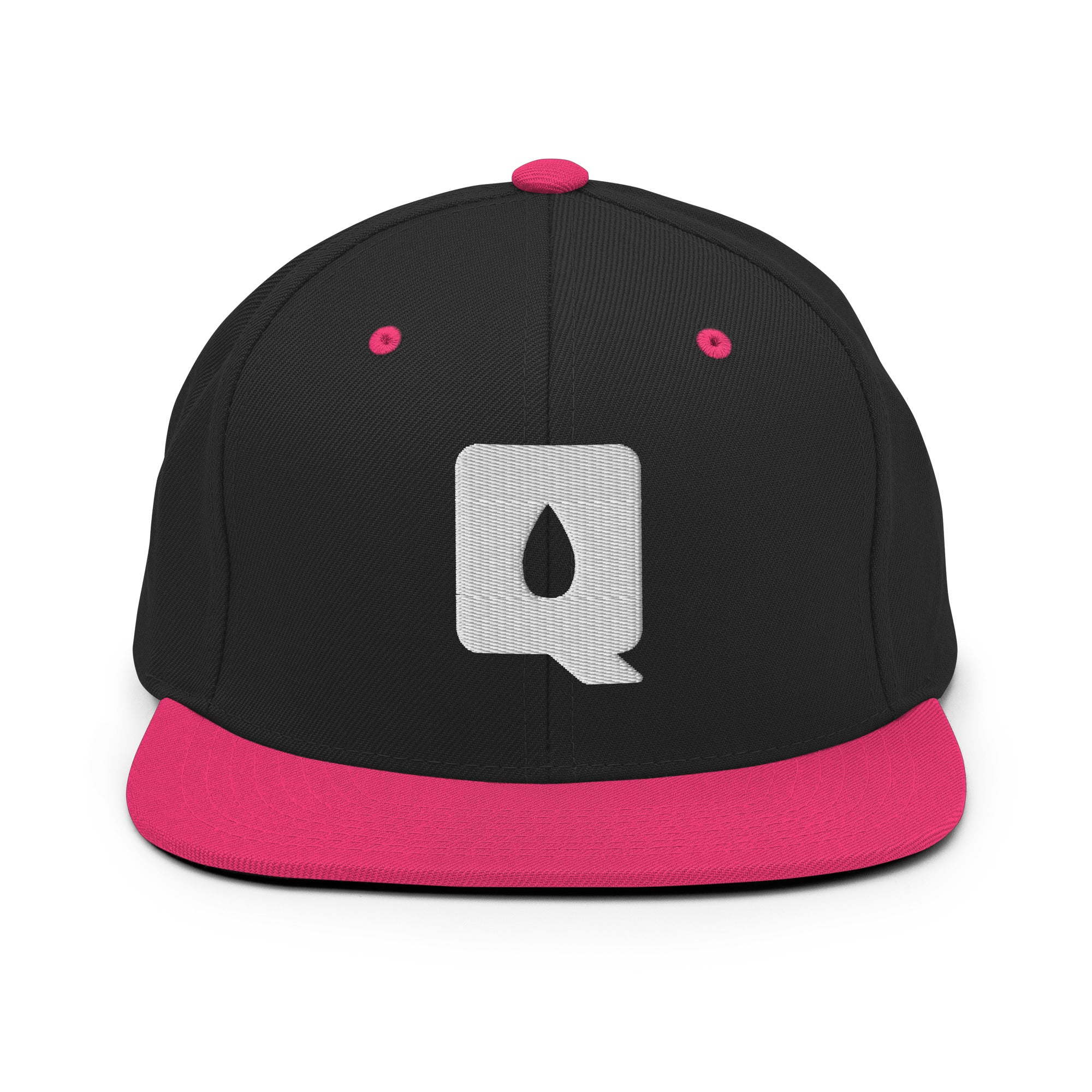 Premium Snapback Cap - "Q" (White Logo)