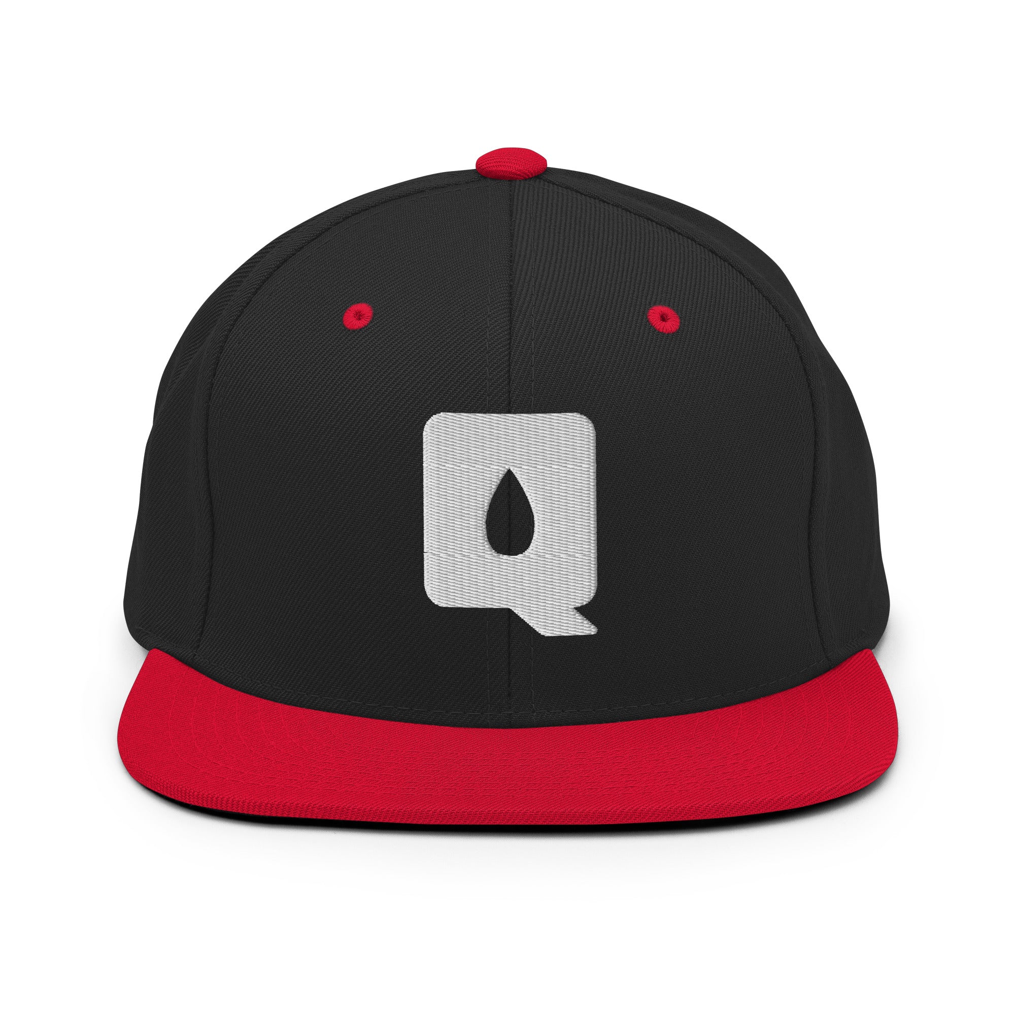 Premium Snapback Cap - "Q" (White Logo)