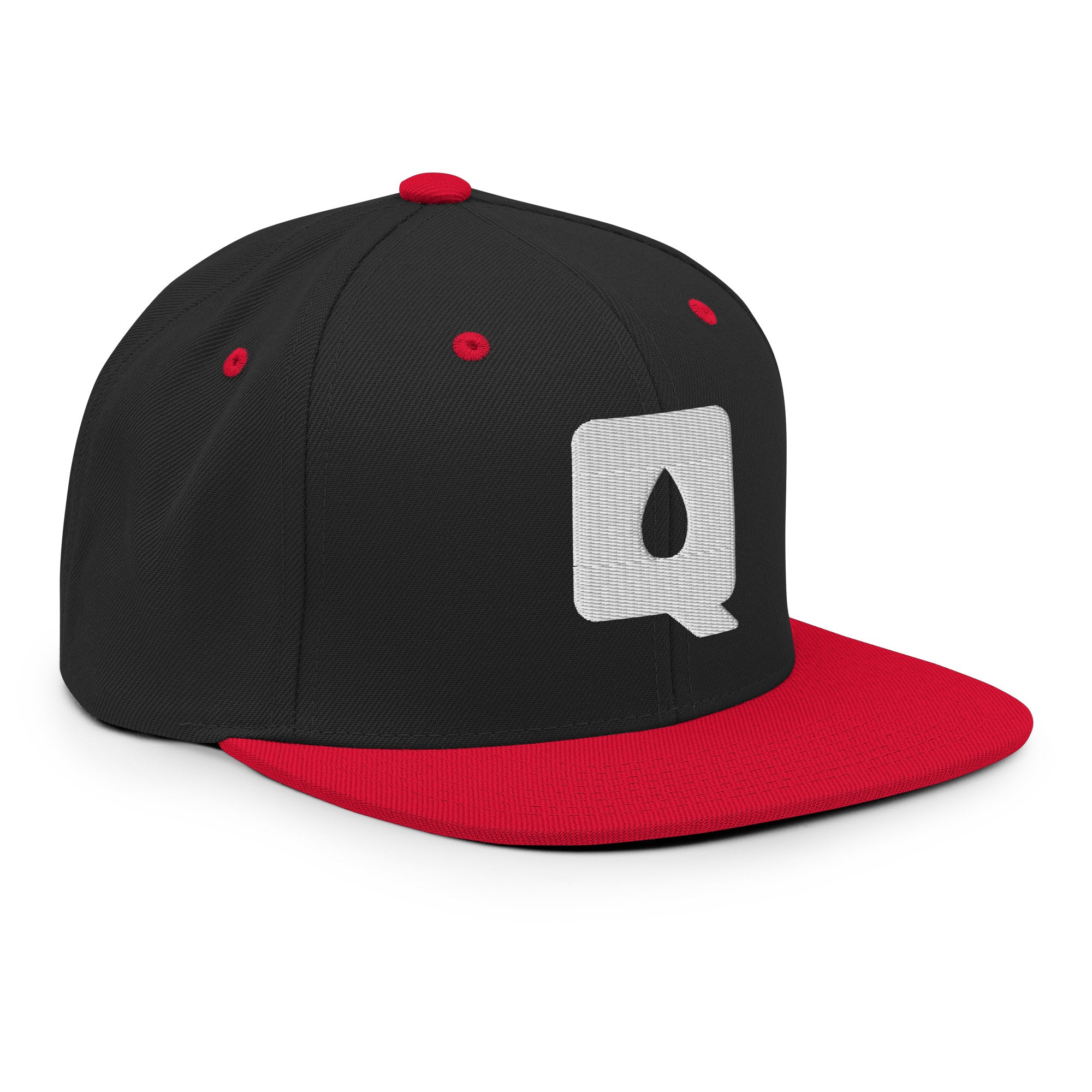 Premium Snapback Cap - "Q" (White Logo)