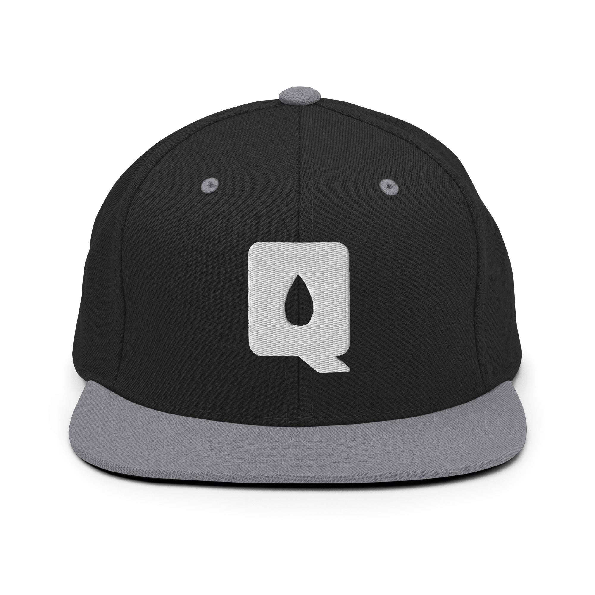 Premium Snapback Cap - "Q" (White Logo)