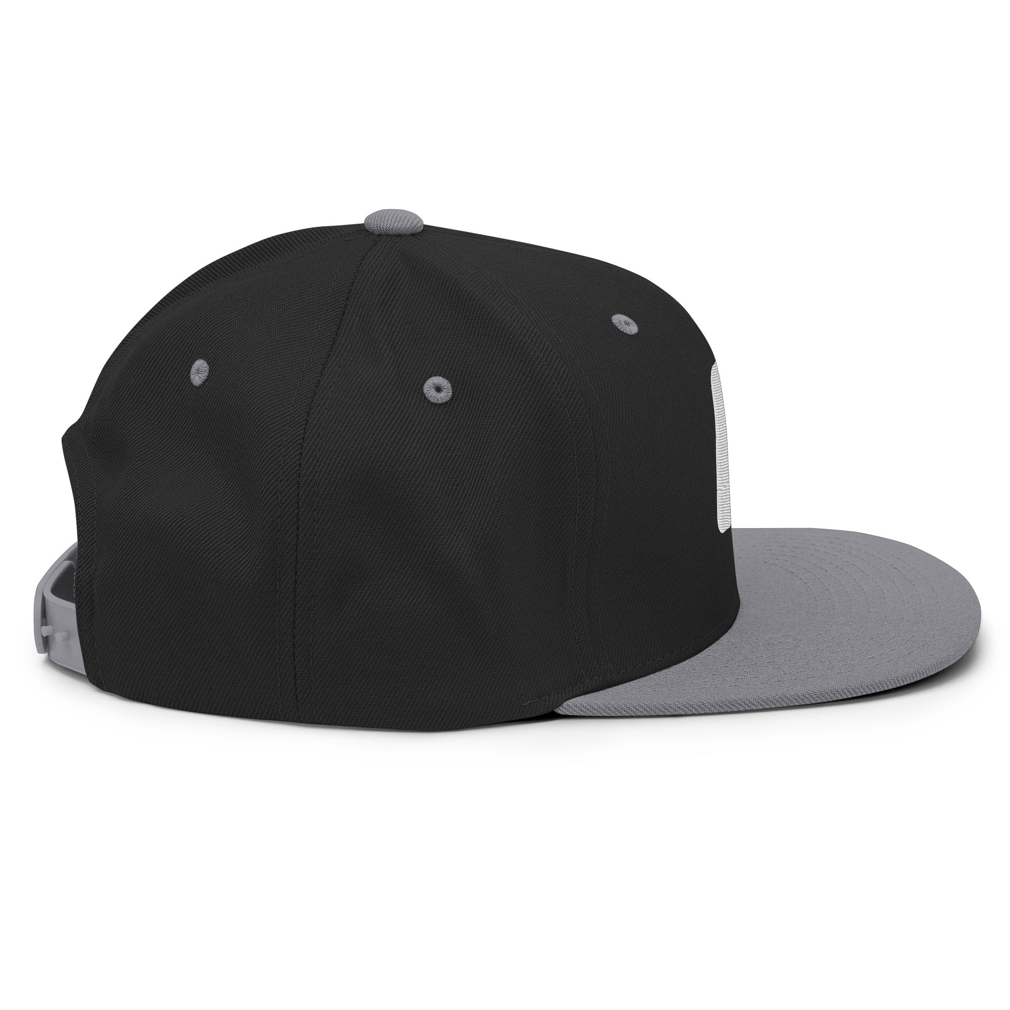 Premium Snapback Cap - "Q" (White Logo)