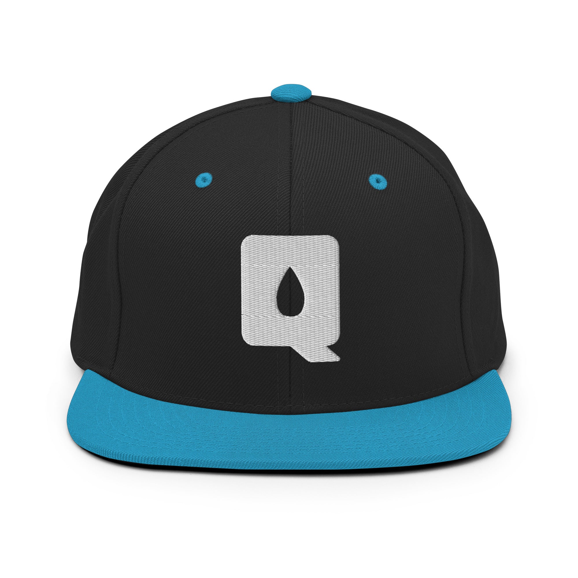 Premium Snapback Cap - "Q" (White Logo)